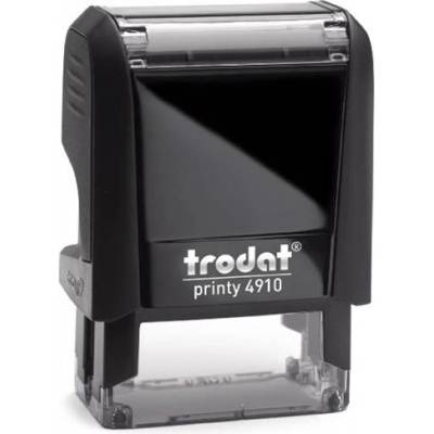 TRODAT Печат TRODAT Printy 4910 черен корпус син тампон 4910/FK K (4910/FK K)