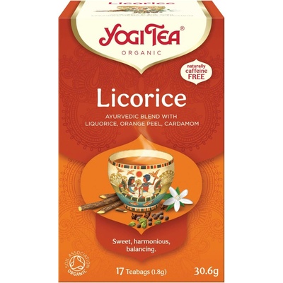 Yogi Tea Bio čaj Lékořice 17 x 1,8 g