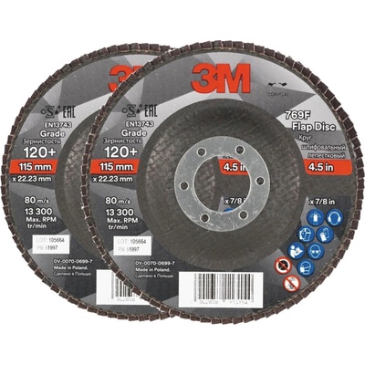 3M 769F Lamelový kotúč 115 mm 120 7100196539 2 ks