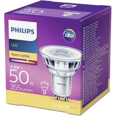 Philips LED žárovka GU10/4,6W/230V 2700K P5439