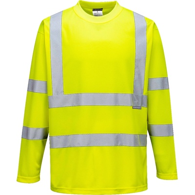 Portwest hi-vis polyester s178/ Светлоотразителна функционална риза с дълъг ръкав - hv жълто xxl (s178yerxxl)