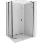 Mexen Mist L асиметрична петоъгълна душ кабина с отваряеми врати 90x100 см (8A8L-090-100-66-00)