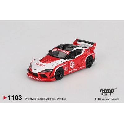 MINI GT Toyota GR Supra Red LB WORKS 1:64