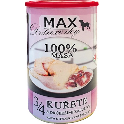 Sokol Falco MAX deluxe 3/4 kurčaťa s hydinovými žalúdkami 1200 g