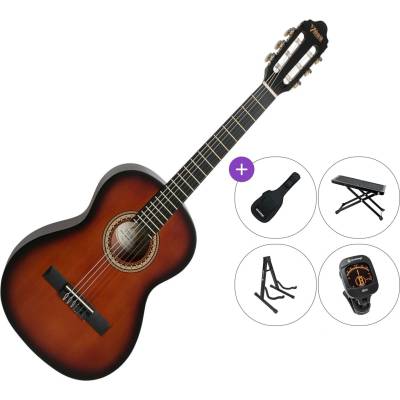 Valencia VC203 Premium SET Сунбурст Класическа китара с размер 3/4