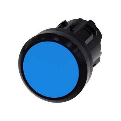 SIEMENS Tlačítko, 22 mm, kulaté, plast, modré, knoflík stiskací