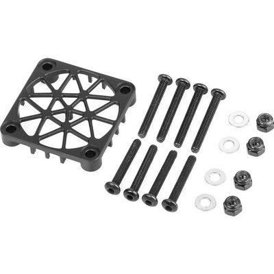 NOSRAM Hliníková mriežka pre 30mm ventilátory čierna