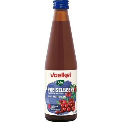 Voelkel Brusnica šťava 100% muttersaft z divých brusníc 330 ml
