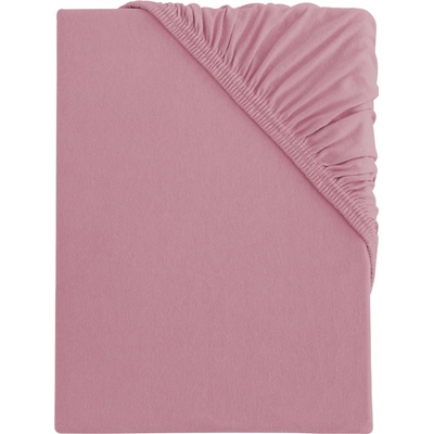 s.Oliver Bi-elastické žerzejové prostěradlo světle růžové 140-160x200