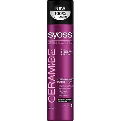 Syoss Ceramide Complex Mega silná fixace lak na vlasy 300 ml