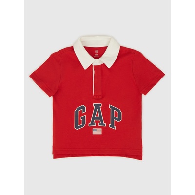 GAP Бебешка поло риза с логото на Gap GAP | Cherven | Момчешки | 2 години