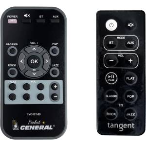 GENERAL TANGENT Evo BT-30, Evo BT-50 - дистанционно управление дубликат (Evo BT-30, Evo BT-50) Дистанционно
