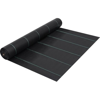 Image 1 of vidaXL Мрежа за мулчиране, матово черна, 1x50 м, PP (313061)