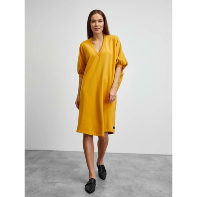 ZOOT. lab Горчичаво дамски свободни суитшърт рокли METROOPOLIS by ZOOT. lab Vanity ZOOT. lab | Zhalt | ЖЕНИ | XS