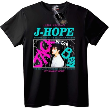 NOONEBRAND Тениска J-HOPE 1st Single 'More' - 2XL, Black