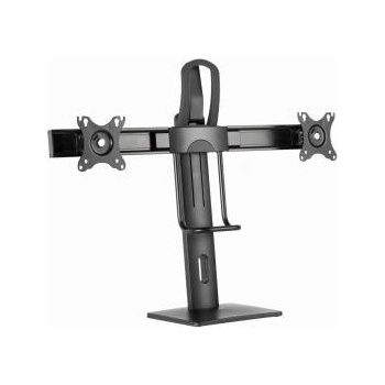 Gembird Desk stand for two monitors with height adjustment 17-27inch to 6kg
