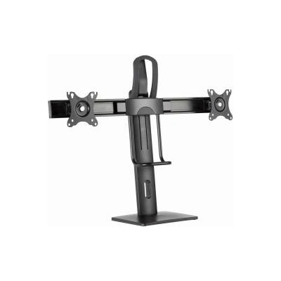 Gembird Desk stand for two monitors with height adjustment 17-27inch to 6kg