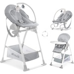 Hauck Стол за хранене 3 в 1 Hauck - Sit`n Relax, Stretch grey (665503) - baby