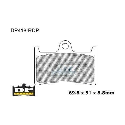 Destičky brzdové DP418-RDP DP Brakes - směs RDP X-RACE Titanium DP418-RDP