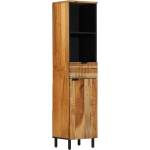 vidaXL Шкаф за баня Solid Acacia Wood 38 x 33 x 160 см (4017778)