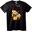 NOONEBRAND Тениска Гладен с червена коса - 5XL, Black