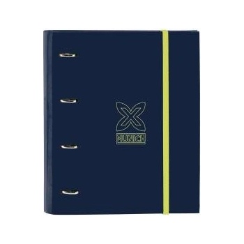 Munich Папка с пръстени Munich North Морско син 27 x 32 x 3.5 cm