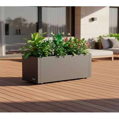 Herstera Cube Balcony M kvetináč, 60x25x25 cm antracitová HG08973803