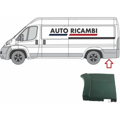 Ochranná lišta Fiat Ducato od 2006 levá, za zadní kolo - Maxi 735491687