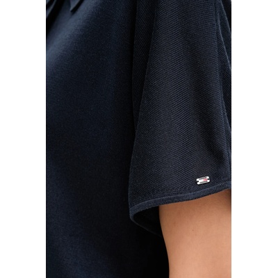 Tommy Hilfiger Тениска с яка с коприна Tommy Hilfiger (WW0WW45652)