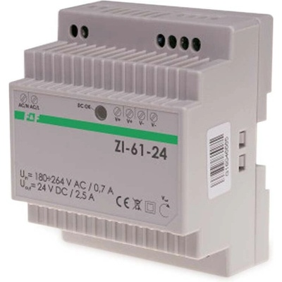 ZI-61-24 - Stabilizovaný spínaný zdroj, 180-260V/24V; 2,5A