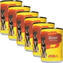 JosiDog Dog Beef in sauce 6 x 415 g