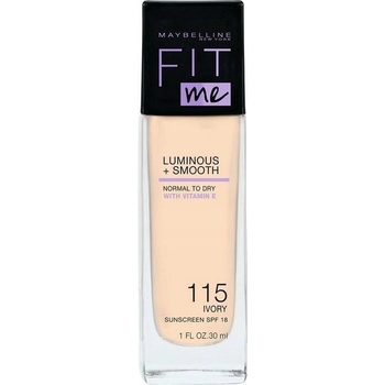 Maybelline Rozjasňující make-up Fit Me Luminous + Smooth SPF18 Foundation 115 Ivory 30 ml