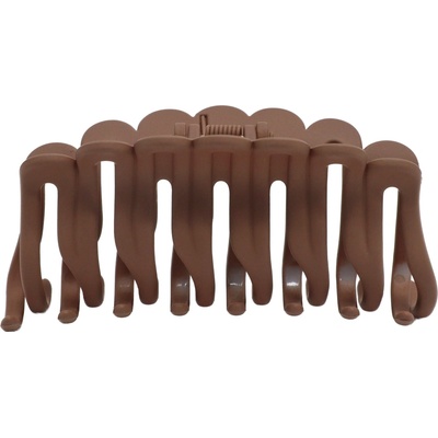 Matný skřipec v hnědé a černé barvě Barva: černá – Zboží Dáma