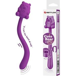  Гъвкав клиторен вибратор със 7 режима, 13, 5см - Pretty Love Cute Bear (D-246029)