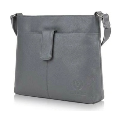 Paolo Peruzzi Tmavě zelená dámská kožená crossbody kabelka Nilufar
