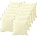 vidaXL Калъфка за възглавница 12 pcs HEERLEN Кремаво 40 x 40 cm (908565)