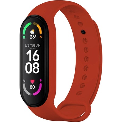 FIXED Silicone Strap silikonový řemínek Xiaomi Mi Band 7/6/5 červený FIXSSTB-989-RD
