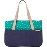 STM Grace Deluxe Laptop Sleeve - дизайнерска ударо и водоустойчива чанта с дръжки за MacBook Pro 14 и преносими компютри до 14 инча (син-зелен)