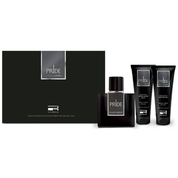 Rue Broca Pride Pour Homme Подаръчен комплект за мъже Размер EDP 100 ml + 100 ml афтършейв балсам + 100 ml душ гел