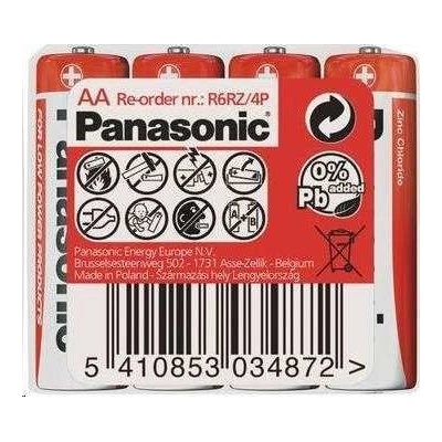 PANASONIC Red Zinc AA 4ks R6RZ/4P