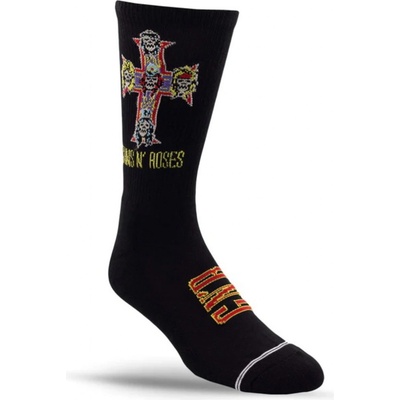 Perri´s Socks ponožky Guns N' Roses CROSS LOGO GRA302-001 BLACK