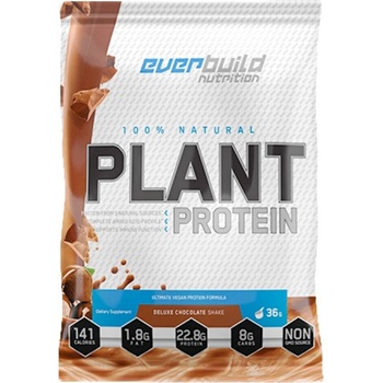 Everbuild Nutrition Plant Protein - 100% Natural | Rice, Pea & Soy [36 грама] Ягодово смути
