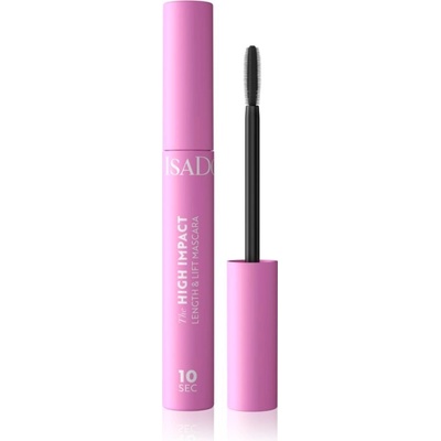 IsaDora 10 Sec High Impact Lenght & Lift řasenka pro prodloužení a oddělení řas 01 Black 9 ml