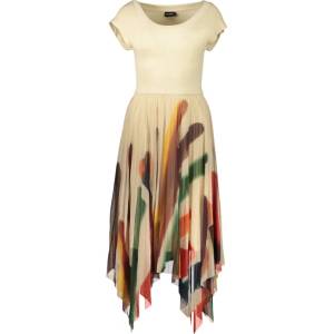 Desigual Дълга рокля за жени desigual, Размер xs, Цвят Бежов (26swvk39_be1001)