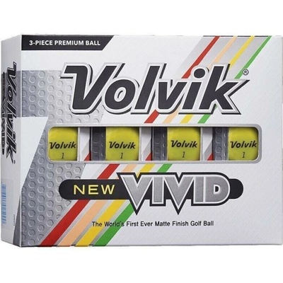 Volvik Vivid žluté 3 x 3 ks