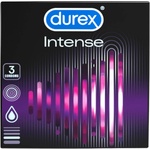 Durex Intense - оребрен презерватив с точки (3 бр. ) - lovesexshop