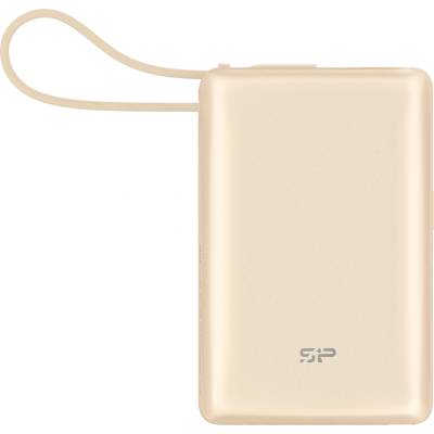 Silicon Power CP10 10000 mAh, USB-C, USB-A, шампанско (SP10KMAPBKCP101C)