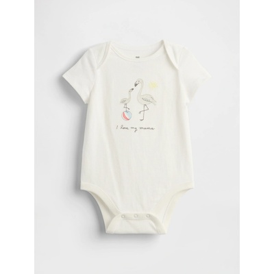 GAP Baby body Biela