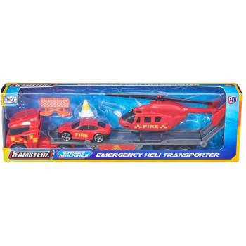 HTI HTI TEAMSTERZ Street Machines Камион Пътна Помощ с Хеликоптер (1012626F)