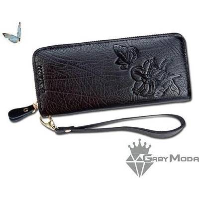 Дамска чанта с ефектен дизайн тип wristlet (2438)